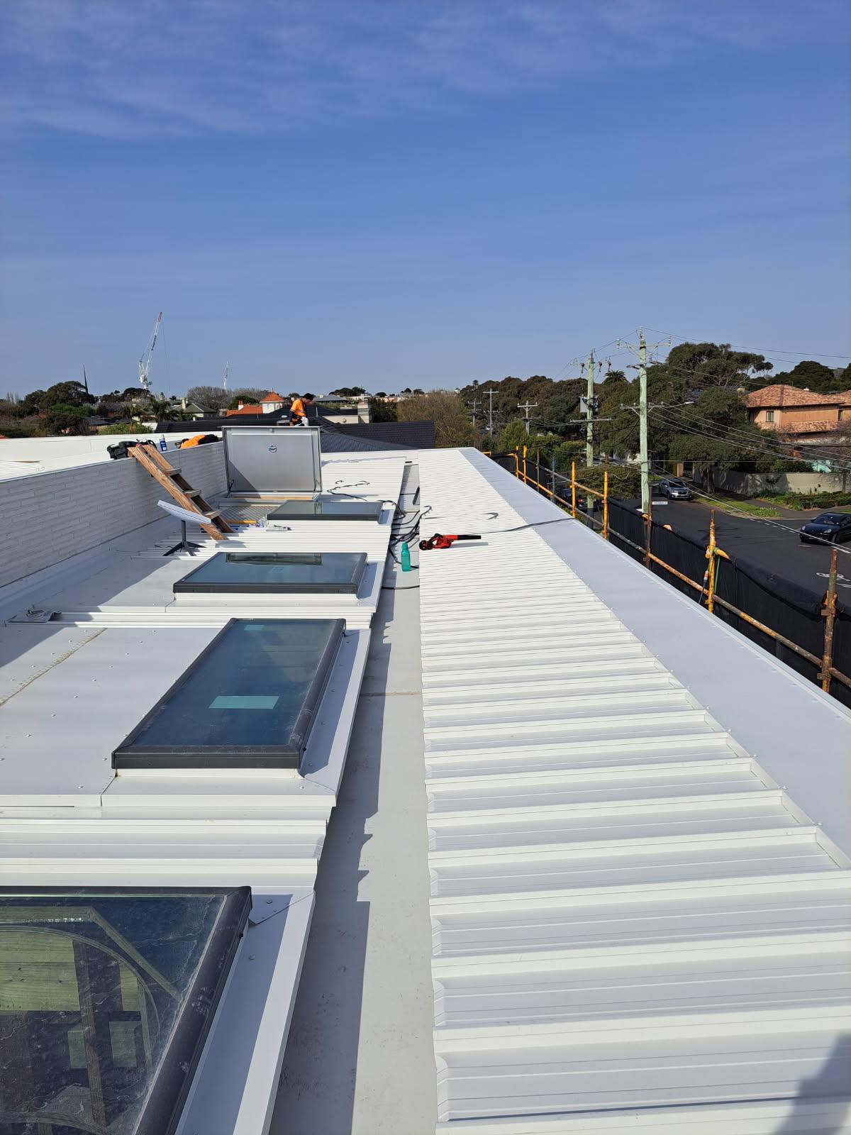 Velux FCM Skylights with backtray flashings for residential home in Brighton